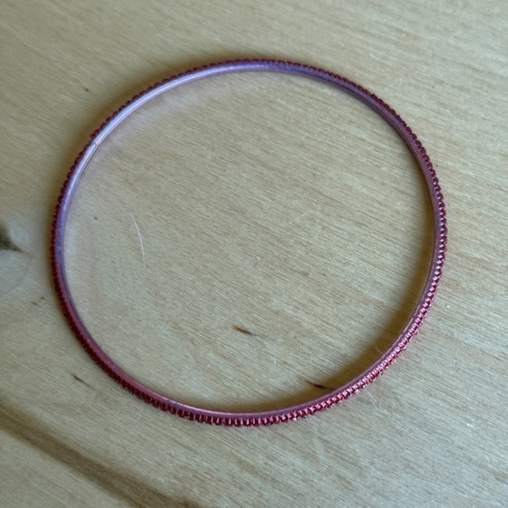 Red Bangle Bracelet